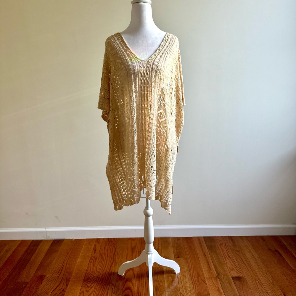 Sandshell Kaftan Cover Up Tunic - One Size Fits Most